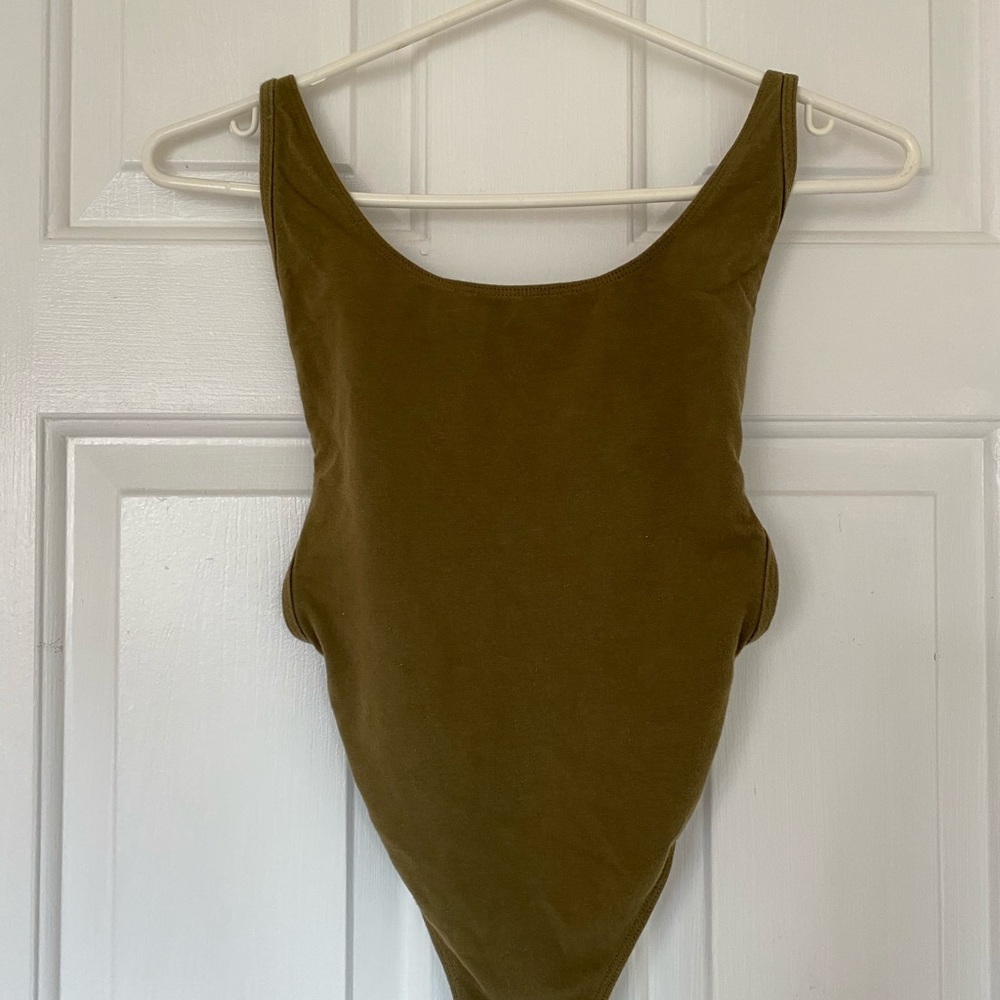 American apparel open back bodysuit
